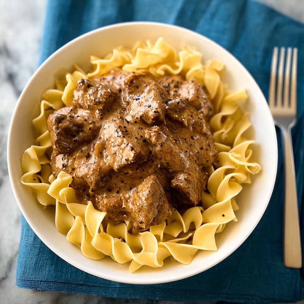 Slow Cooker Beef Stroganoff Recipe - Recipe Image