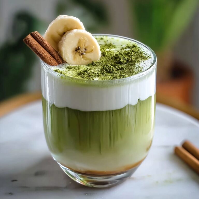 Creamy Easy Banana Matcha Latte for a Refreshing Boost Recipe