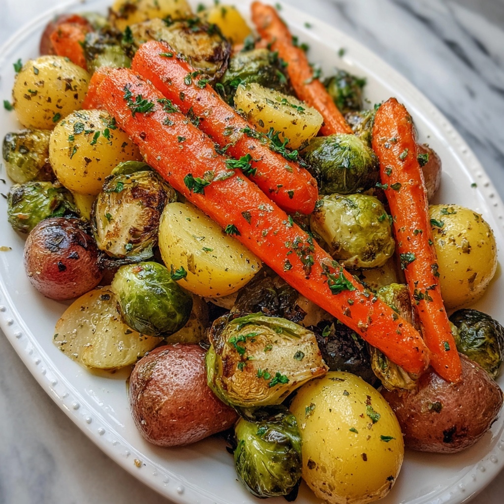 Cowboy Butter Roasted Vegetables: Crispy, Creamy Bliss! Recipe - Recipe Image