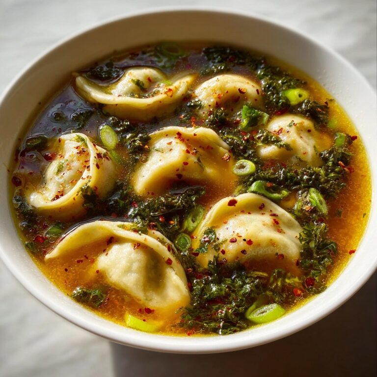 Easy Beef Gyoza Soup Recipe