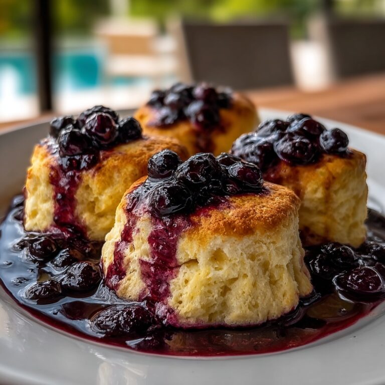 Blueberry Butter Swim Biscuits Recipe