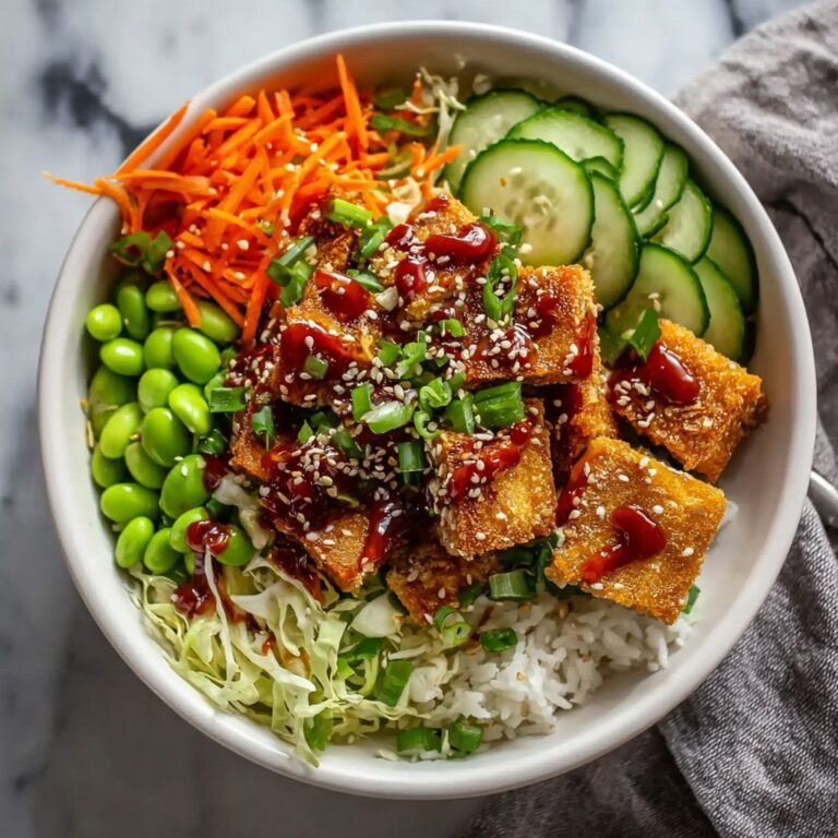 Crispy Coconut Crusted Tofu Bowl Recipe