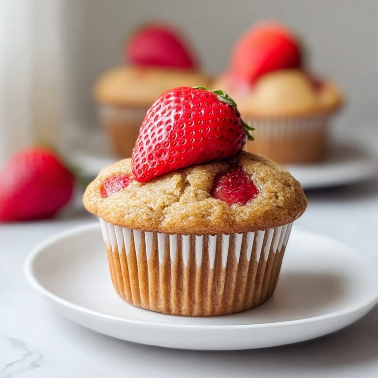 Healthy Strawberry Banana Yogurt Muffins Recipe