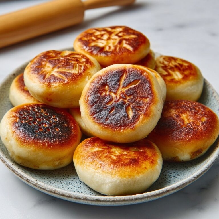 Pan Fried Pork Buns with Garlic Chives and Chili Crisp Recipe