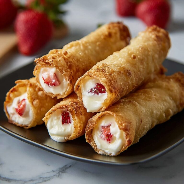 Strawberry Cheesecake Eggroll Bites Recipe