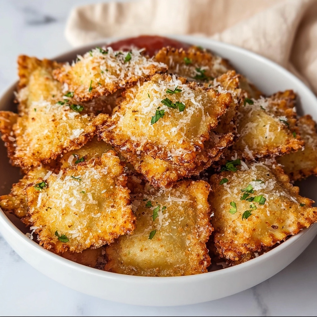 Fried Cheese Ravioli Recipe - Recipe Image