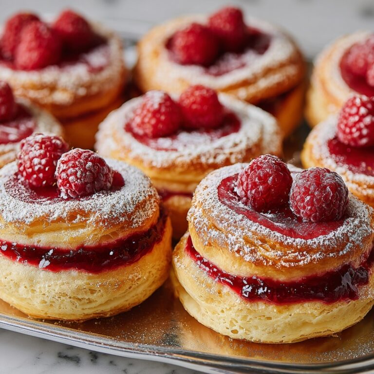 Raspberry Custard Buns Recipe
