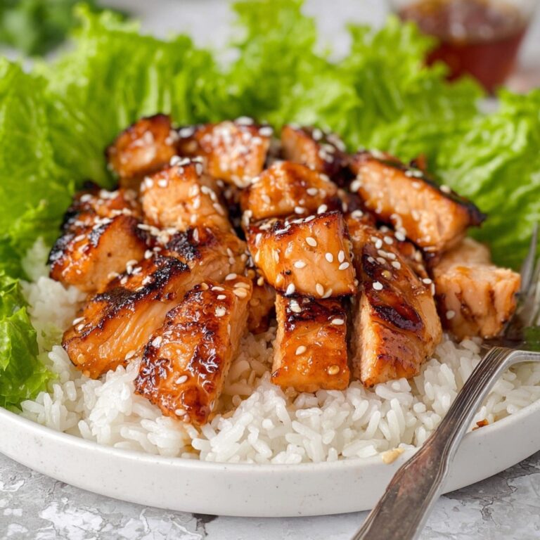 Honey Garlic Salmon Bites Recipe