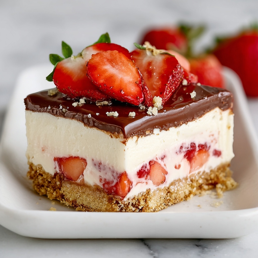 Strawberry Eclair Cake Recipe - Recipe Image