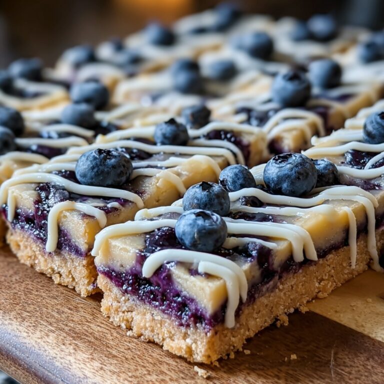 Lemon Blueberry Shortbread Bars Recipe