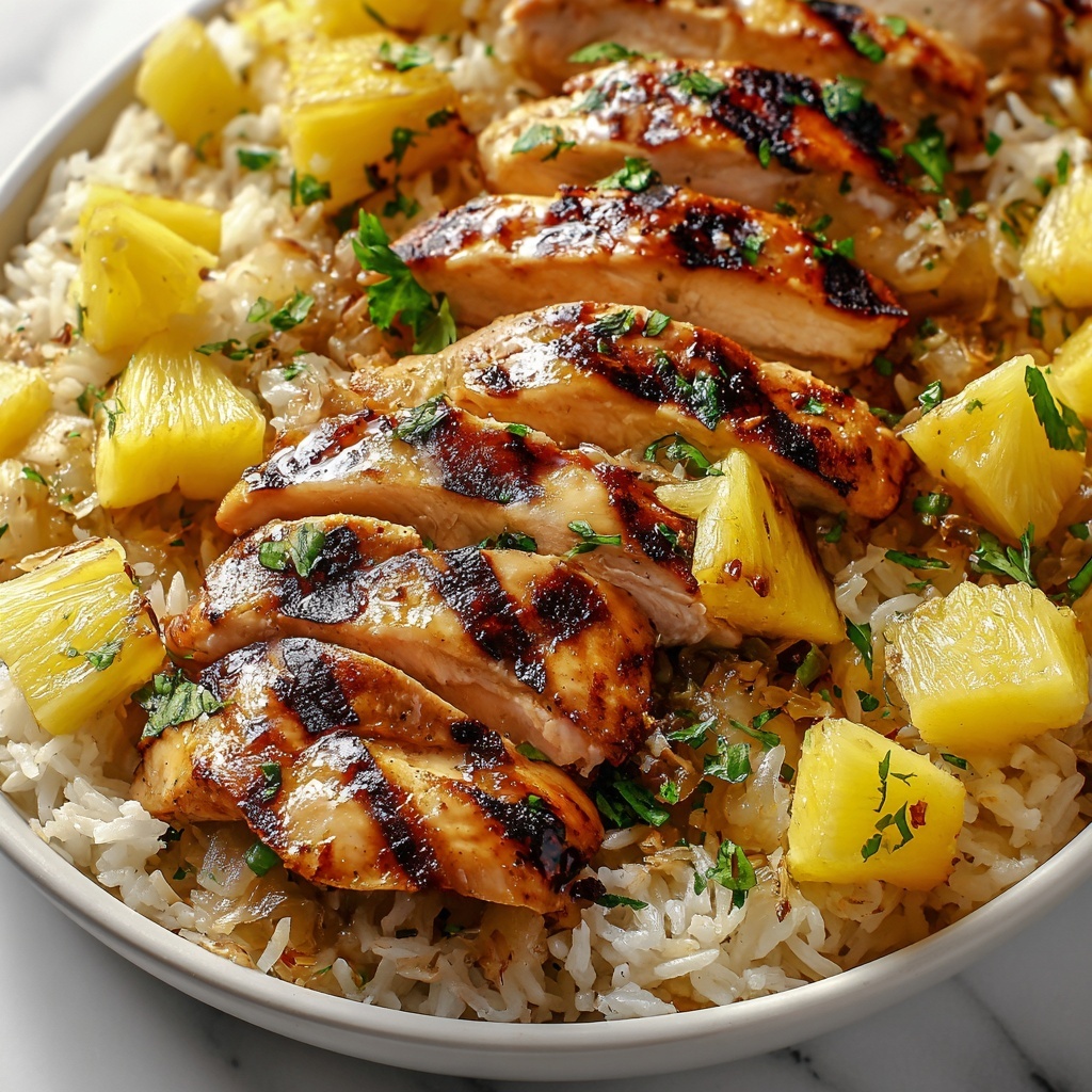 Pineapple Chicken and Rice Recipe - Recipe Image