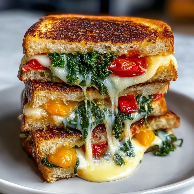 Mediterranean Spinach Grilled Cheese Recipe