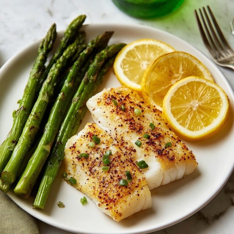 Air Fryer Cod with Lemon and Parsley Recipe