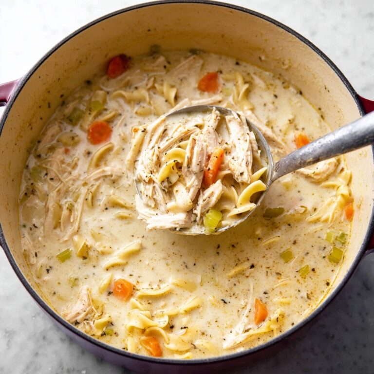 Creamy Chicken Noodle Soup Recipe