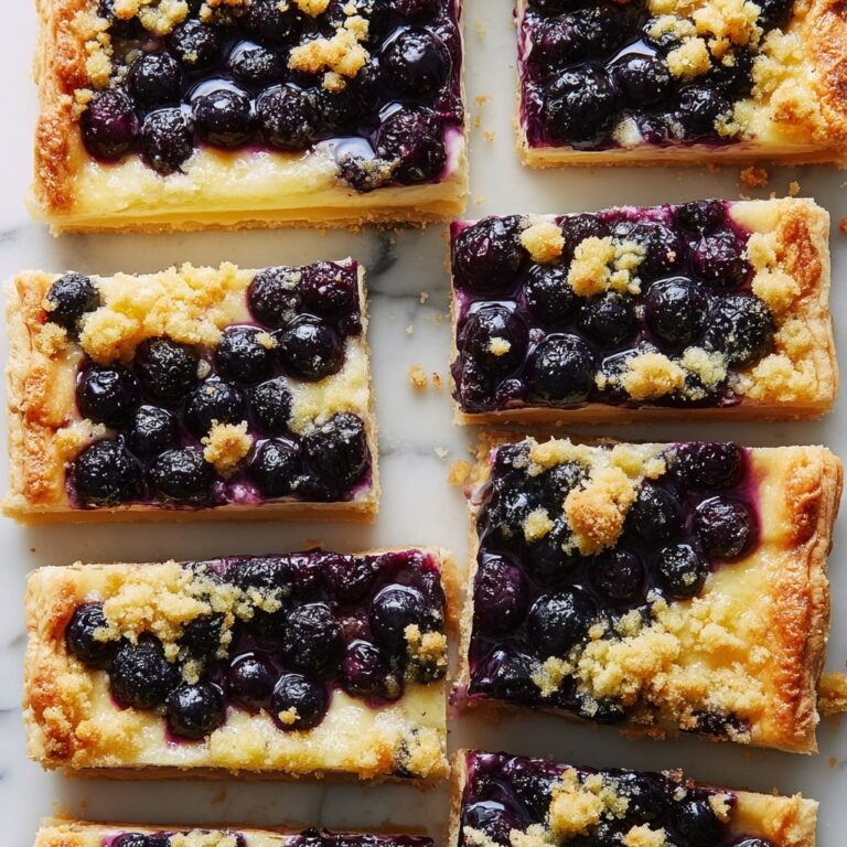 Lemon-Blueberry Puff Pastry Tart Recipe