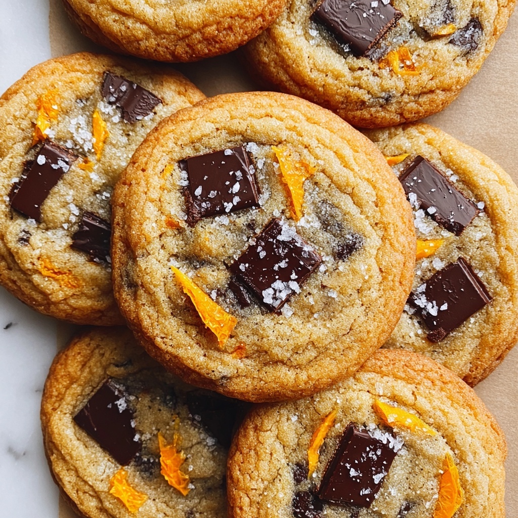Orange Dark Chocolate Chunk Cookies Recipe - Recipe Image