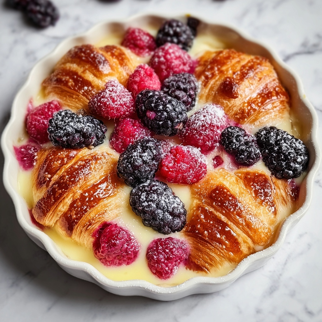 Berry Croissant Breakfast Bake – Easy 25-Minute Delight Recipe - Recipe Image
