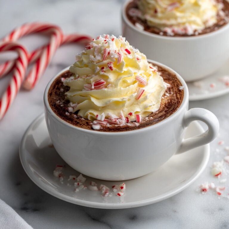Rich Peppermint Hot Chocolate Recipe