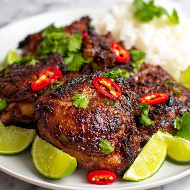 Thai Grilled Chicken (Gai Yang) with Coconut Rice and Dipping Sauces Recipe