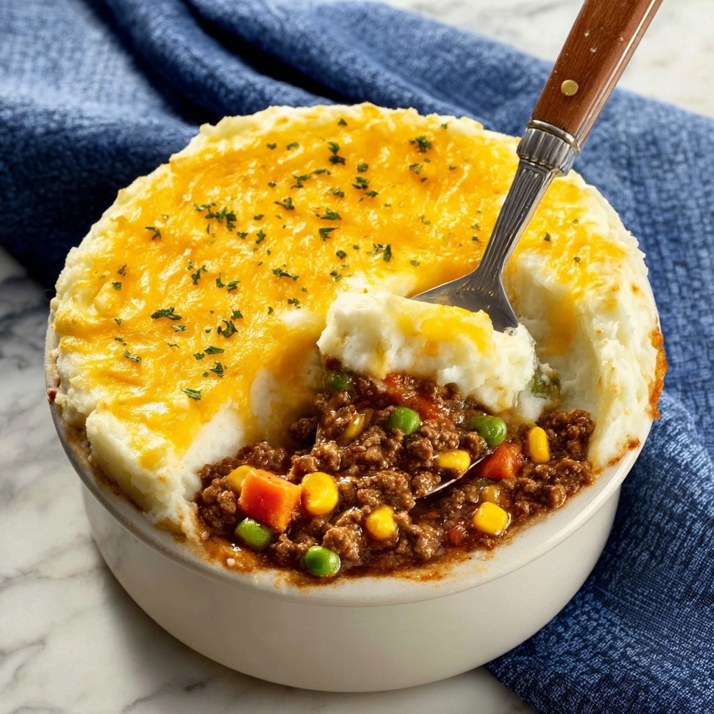 Classic Shepherd’s Pie with Mashed Potatoes and Beef Filling Recipe - Recipe Image
