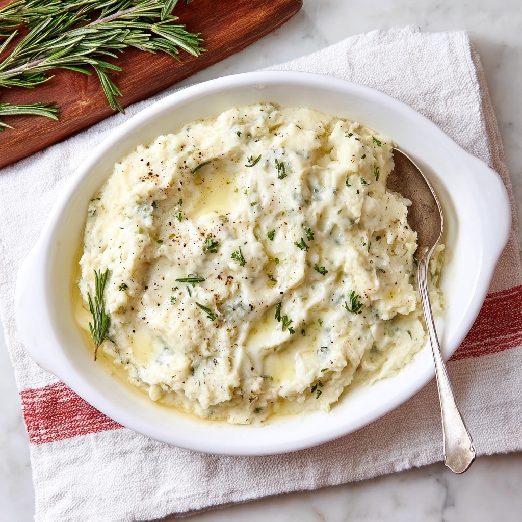 Blue Cheese Mashed Potatoes Recipe - Recipe Image