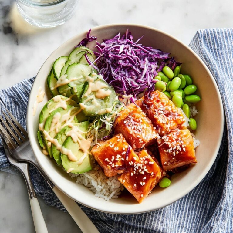 Crispy Salmon Rice Bowls with Sriracha Mayo and Ginger Scallion Rice Recipe