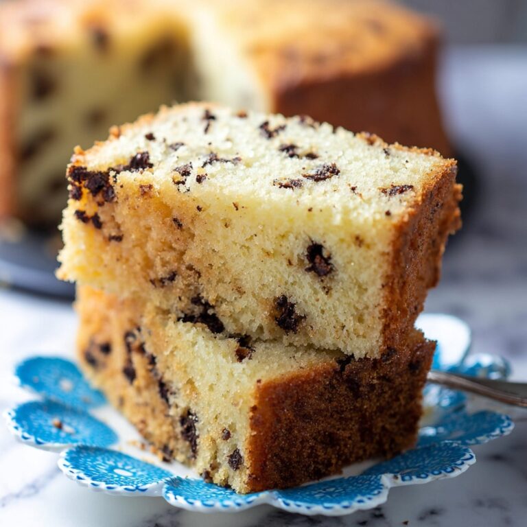 The BEST Chocolate Chip Pound Cake Recipe