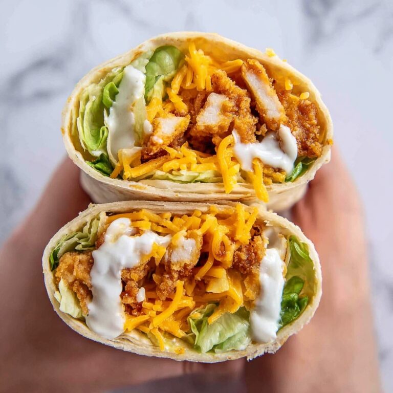 Cheddar Bacon Ranch Chicken Wraps Recipe
