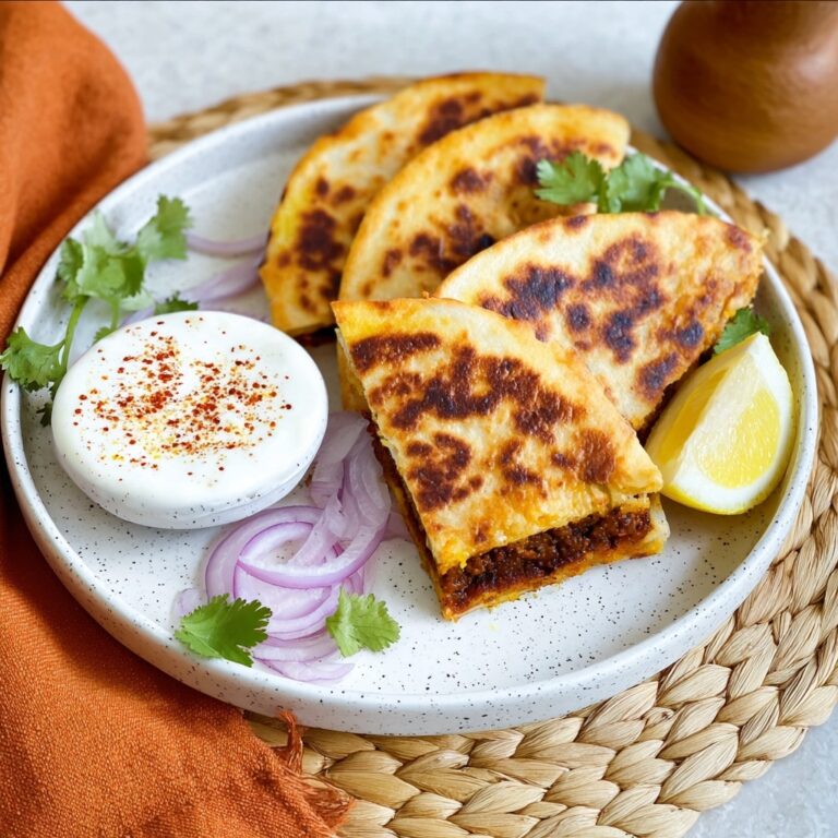 Stuffed Pita (Arayes) with Creamy Garlic-Tahini Dip Recipe