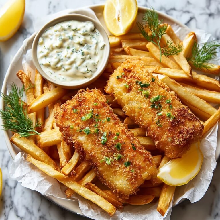 Crispy Beer Battered Fish and Chips (Pub-Style Recipe) Recipe