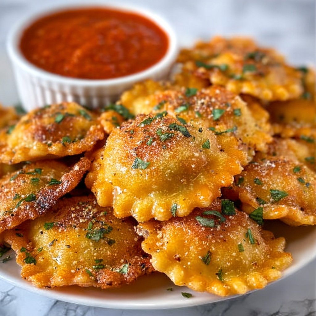 Air Fryer Million Dollar Ravioli Bites Recipe - Recipe Image