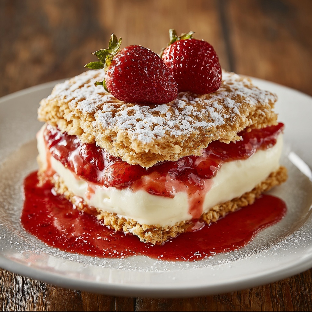 Fried Strawberry Cheesecake Sandwiches Recipe - Recipe Image