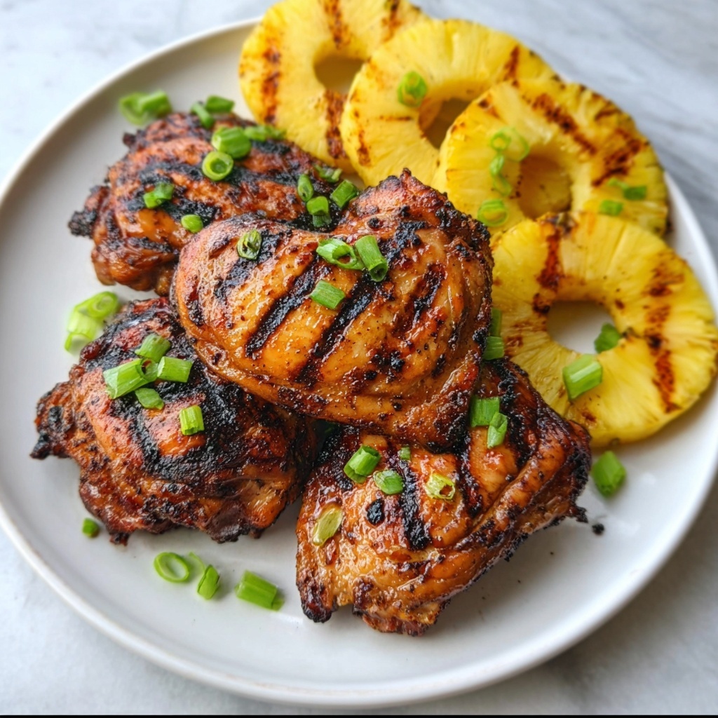 Hawaiian Grilled Teriyaki Chicken Recipe - Recipe Image