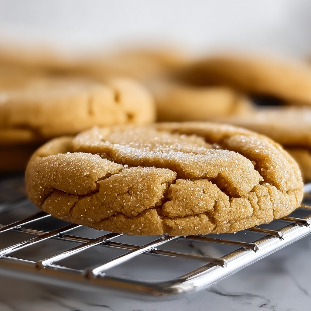 Thick and Chewy Peanut Butter Cookies Recipe - Recipe Image