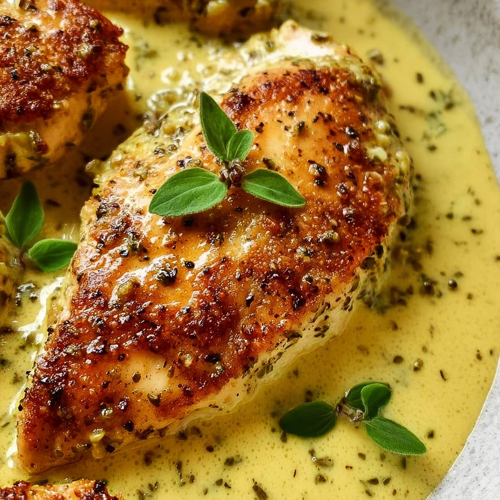 Creamy Asiago Chicken Recipe - Recipe Image