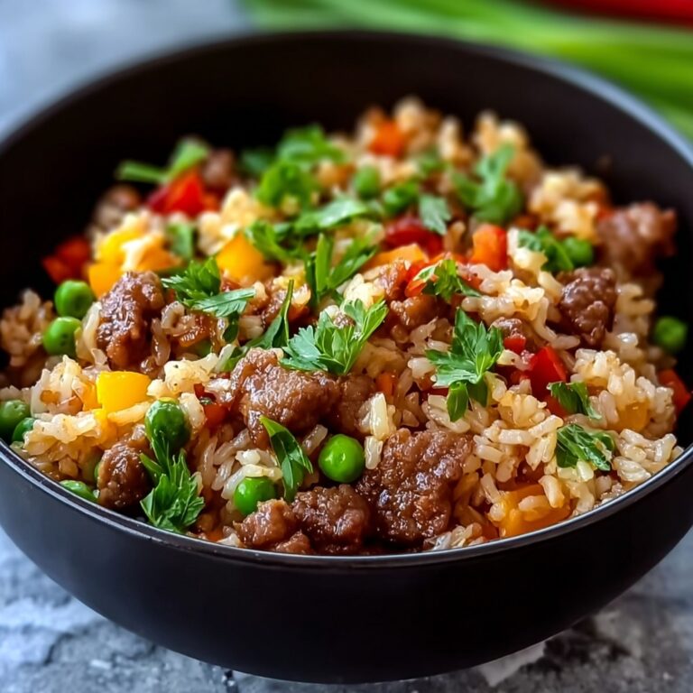 Beef and Pepper Rice Bowl Recipe
