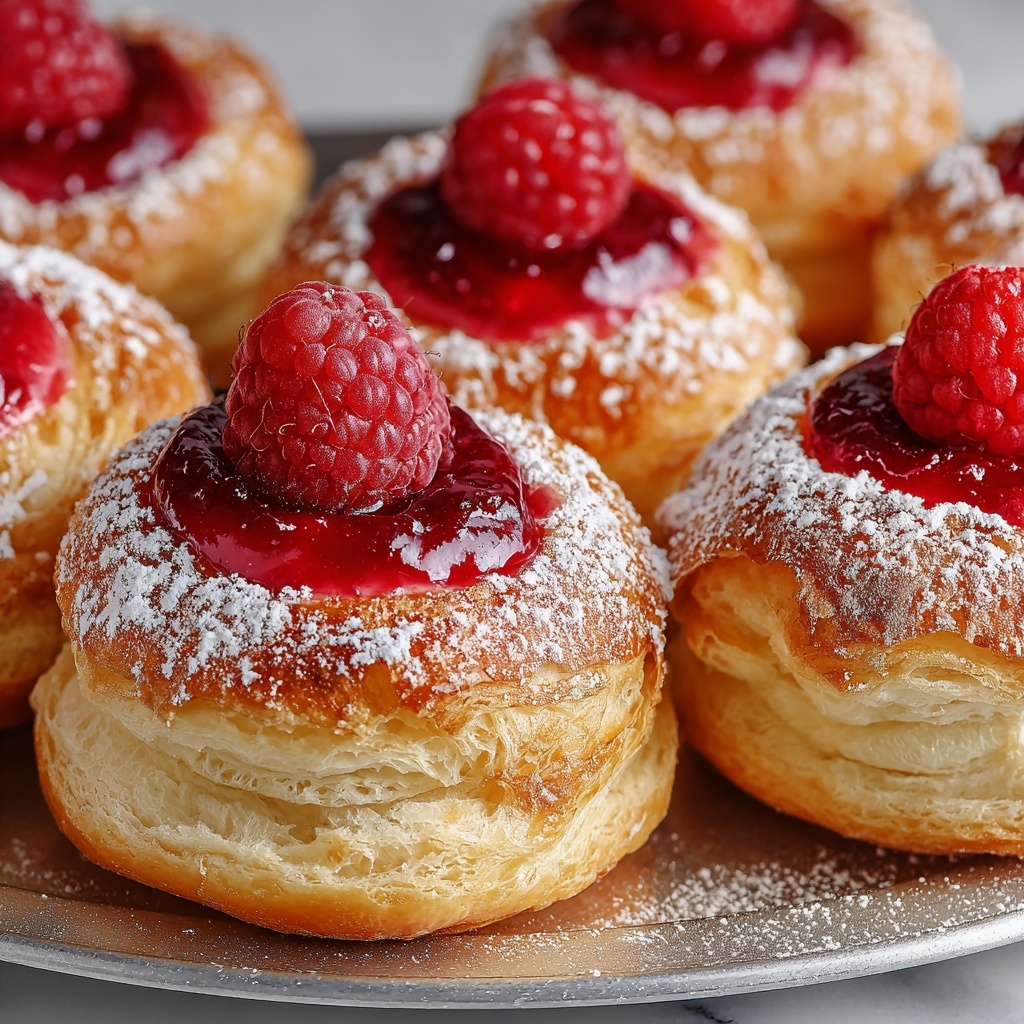 Raspberry Custard Buns Recipe - Recipe Image