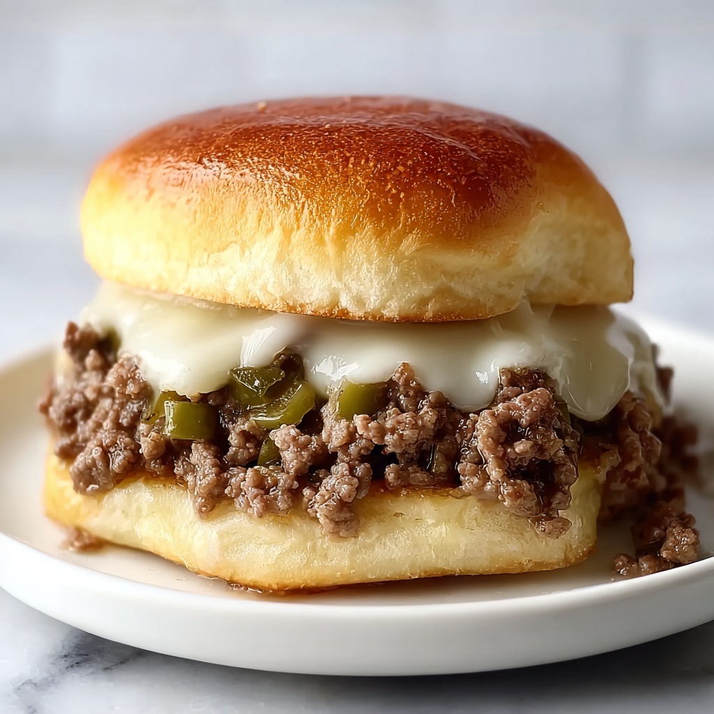 Cheesesteak-Inspired Sloppy Joes Recipe - Recipe Image