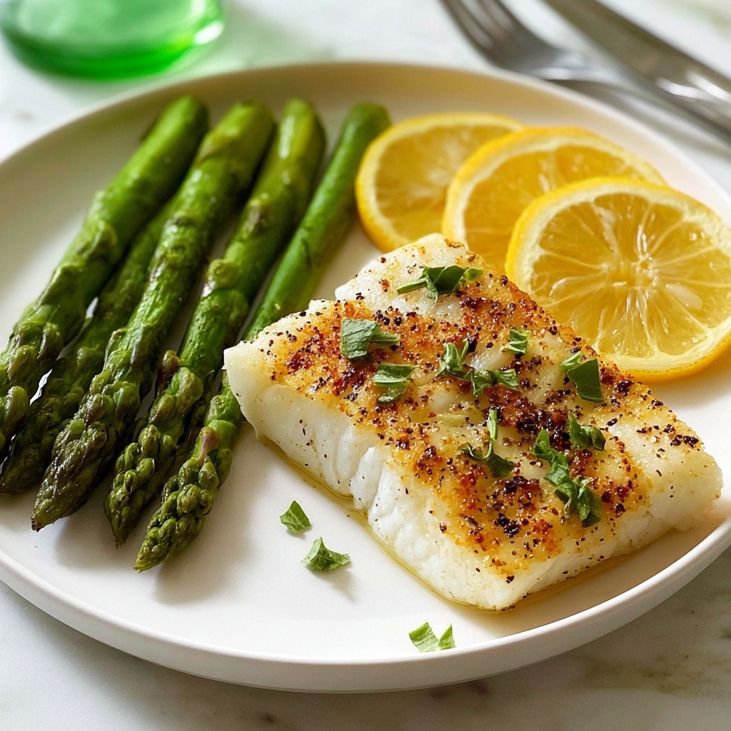 Air Fryer Cod with Lemon and Parsley Recipe - Recipe Image