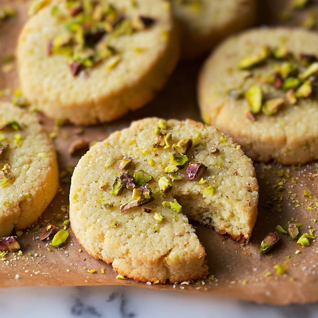 Pistachio Shortbread Cookies Recipe - Recipe Image