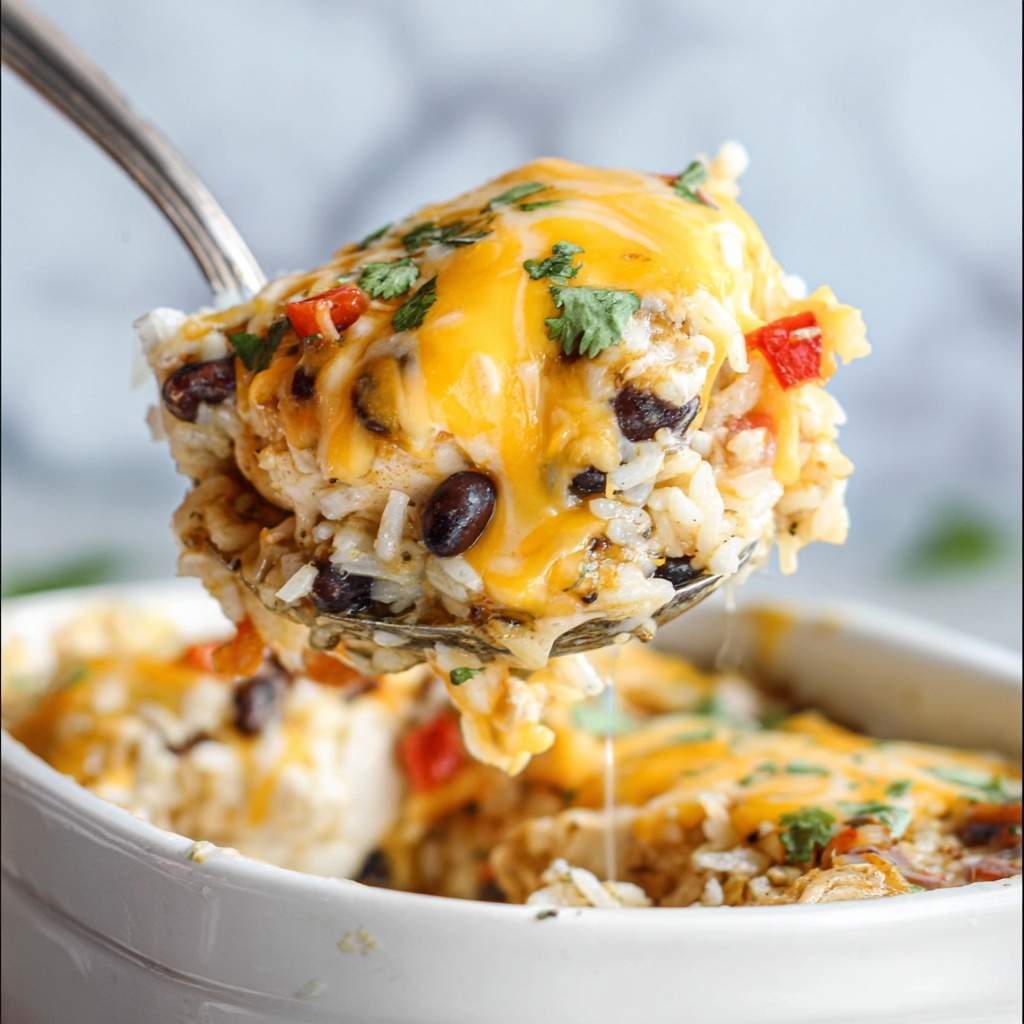 Mexican Chicken and Rice Bake Recipe - Recipe Image