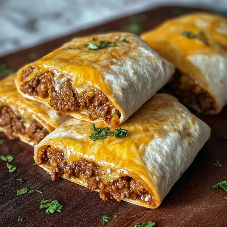 Loaded Taco-Stuffed Cheesy Pockets Recipe