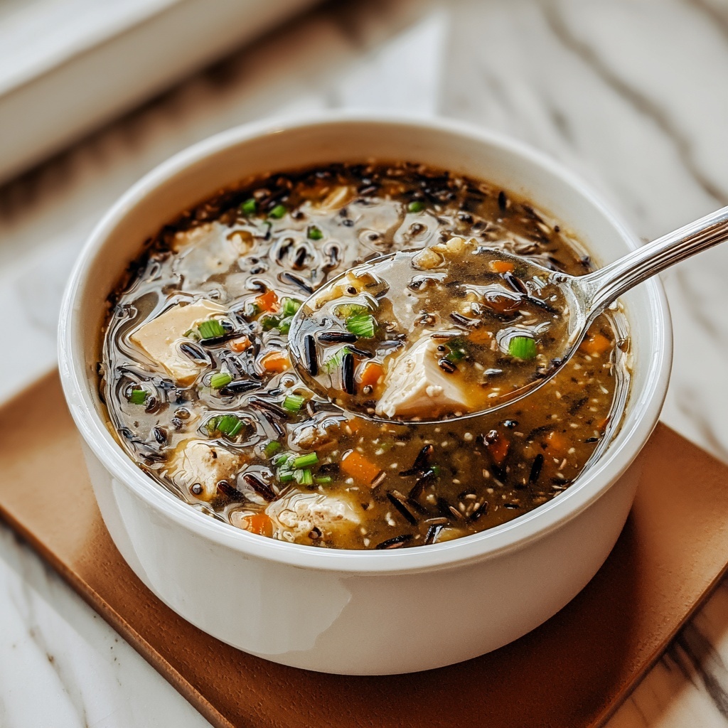 Chicken & Wild Rice Soup Recipe - Recipe Image