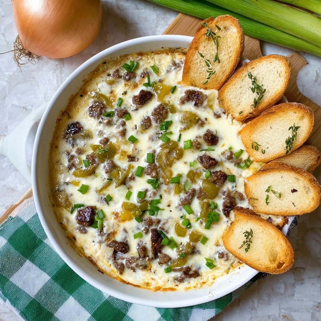 Philly Cheesesteak Dip - Recipe Image