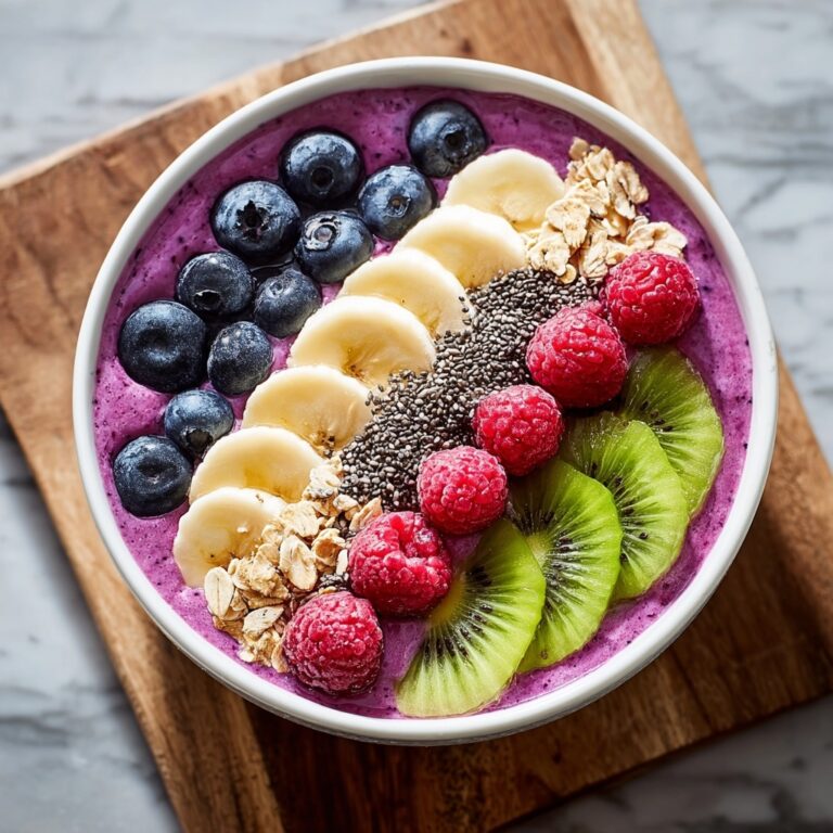 Energizing Breakfast Smoothie Bowl for a Vibrant Morning Boost Recipe