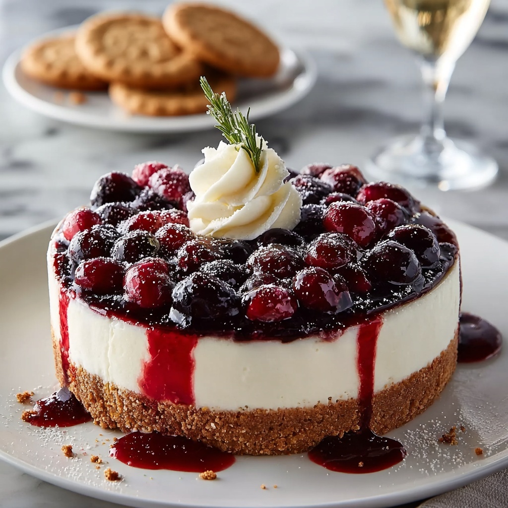 Cranberry White Chocolate Tart Recipe - Recipe Image