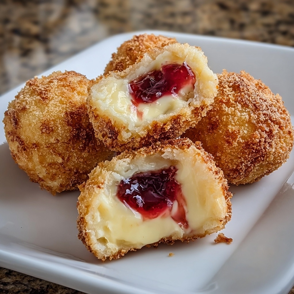 Crunch Cheesecake Bites with Strawberry Crunch Topping Recipe - Recipe Image