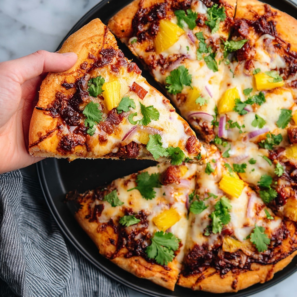 BBQ Chicken Pizza Recipe - Recipe Image