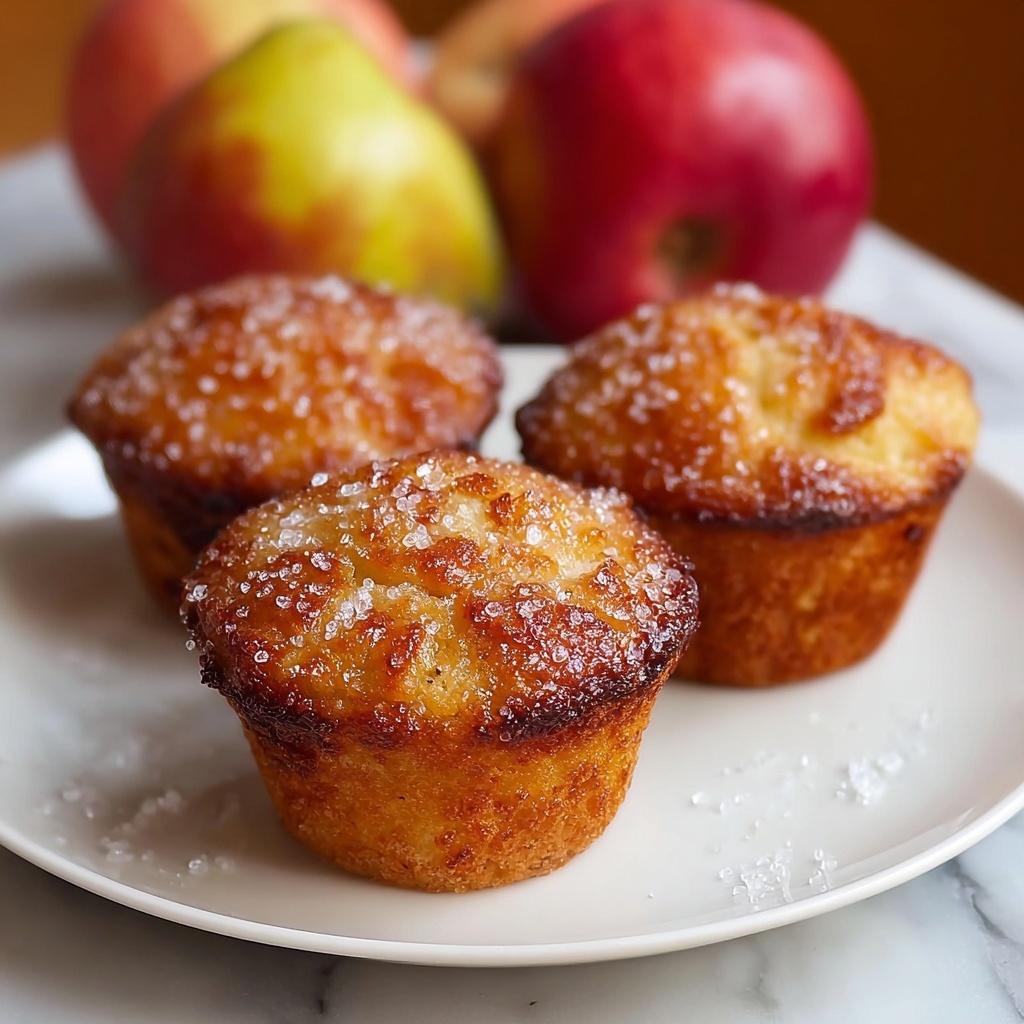 Mini Gluten-Free Vegan Apple Muffins Recipe - Recipe Image
