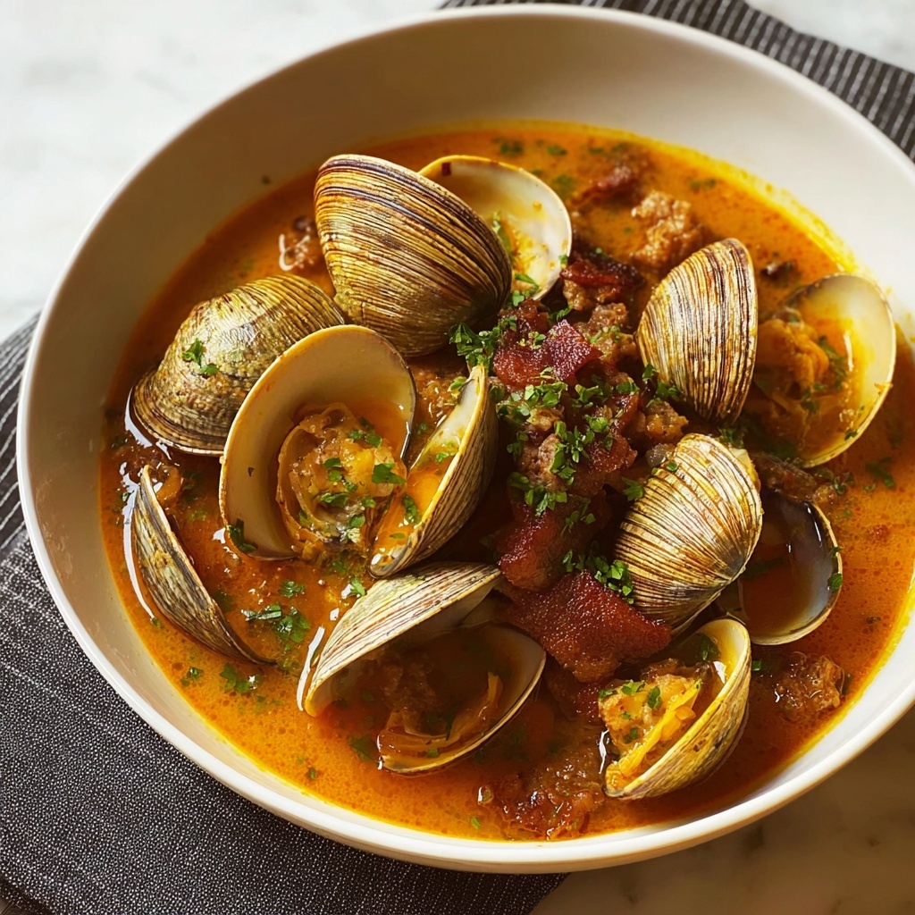 Chorizo & Clam Bone Broth Stew Recipe - Recipe Image